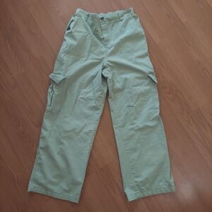 Wild Fable Green Wide Leg Gargo Pants Sz Medium